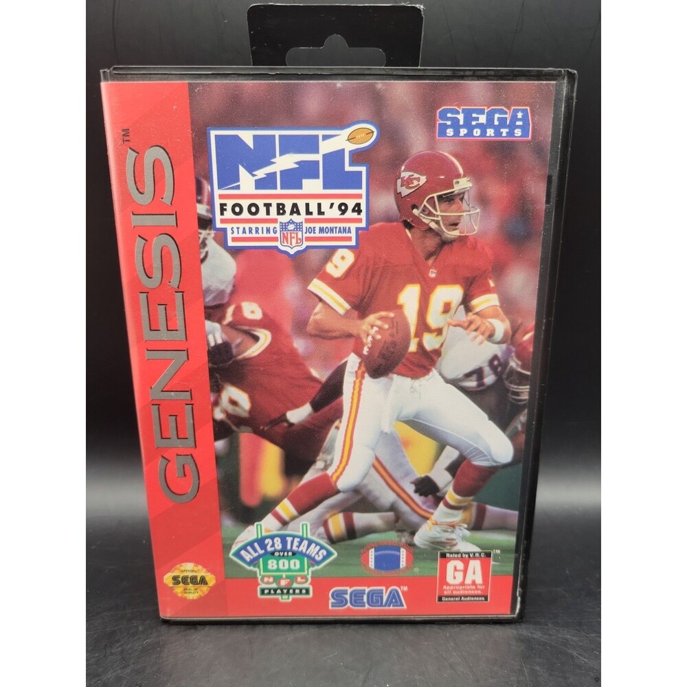 Sega Genesis NFL Football '94 Starring Joe Montana CIB COMPLETE